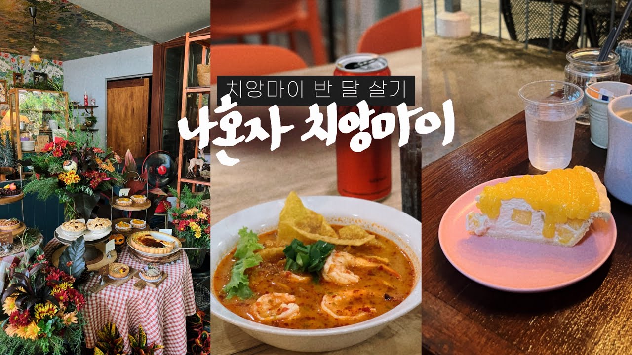 나혼자 치앙마이 여행vlog🥇님만해민 가이드! 나 혼자 외국인 샤부파티^^* • 와로롯시장, 참차마켓, 인생크로아상, 카페 - 태국, 치앙마이(3)