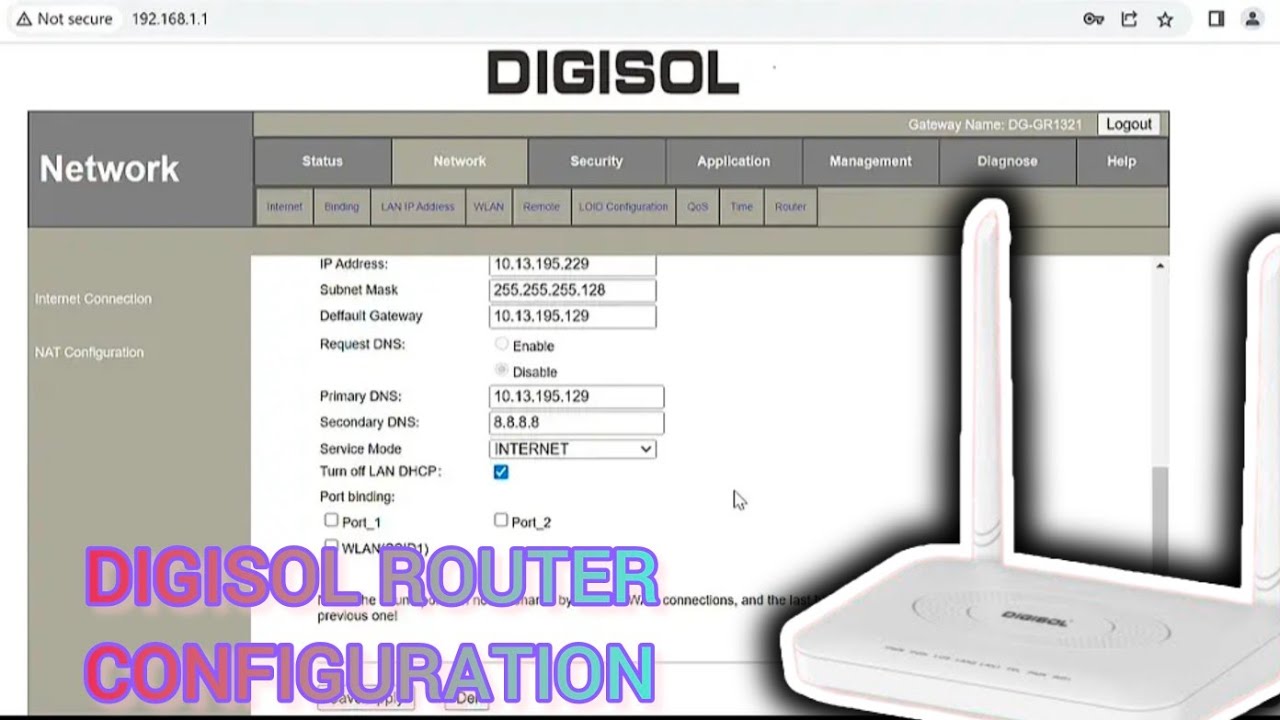 Digisol wifi Router Configuration || Digisol Router Configuration Step by Step @DIGISOL