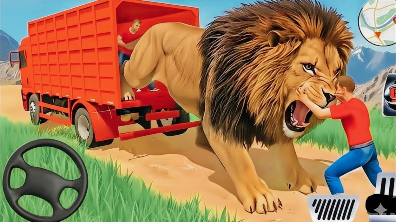 Animal Cargo Truck Driving Game 3D - Animal Transport Cargo Truck 2024 - Android Gameplay