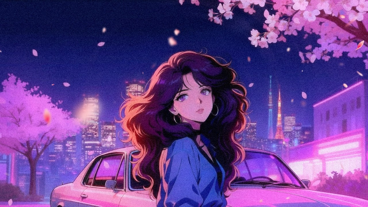 80's Japanese City Pop | Spring Night Drive in Tokyo | 春の夜ドライブ