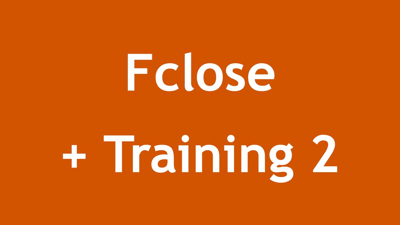 [ Learn PHP 5 In Arabic ] #78 - File System - Fclose + Training 2