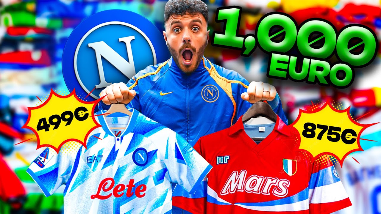🤑 HO SPESO 1000 EURO per MAGLIE del NAPOLI!!! 💙