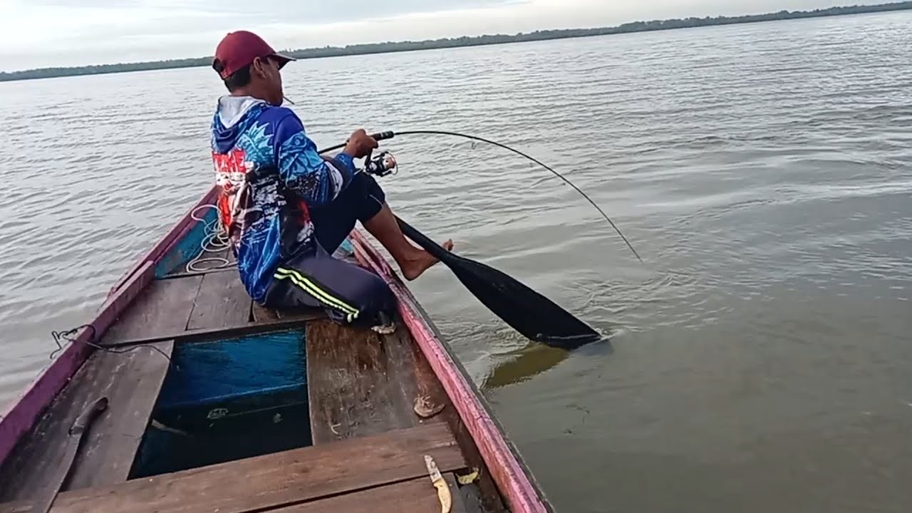 HARI INI SAYA MENCOBA SENSASI MANCING DI SPOT BARRAMUNDI MENGGUNAKAN JORAN