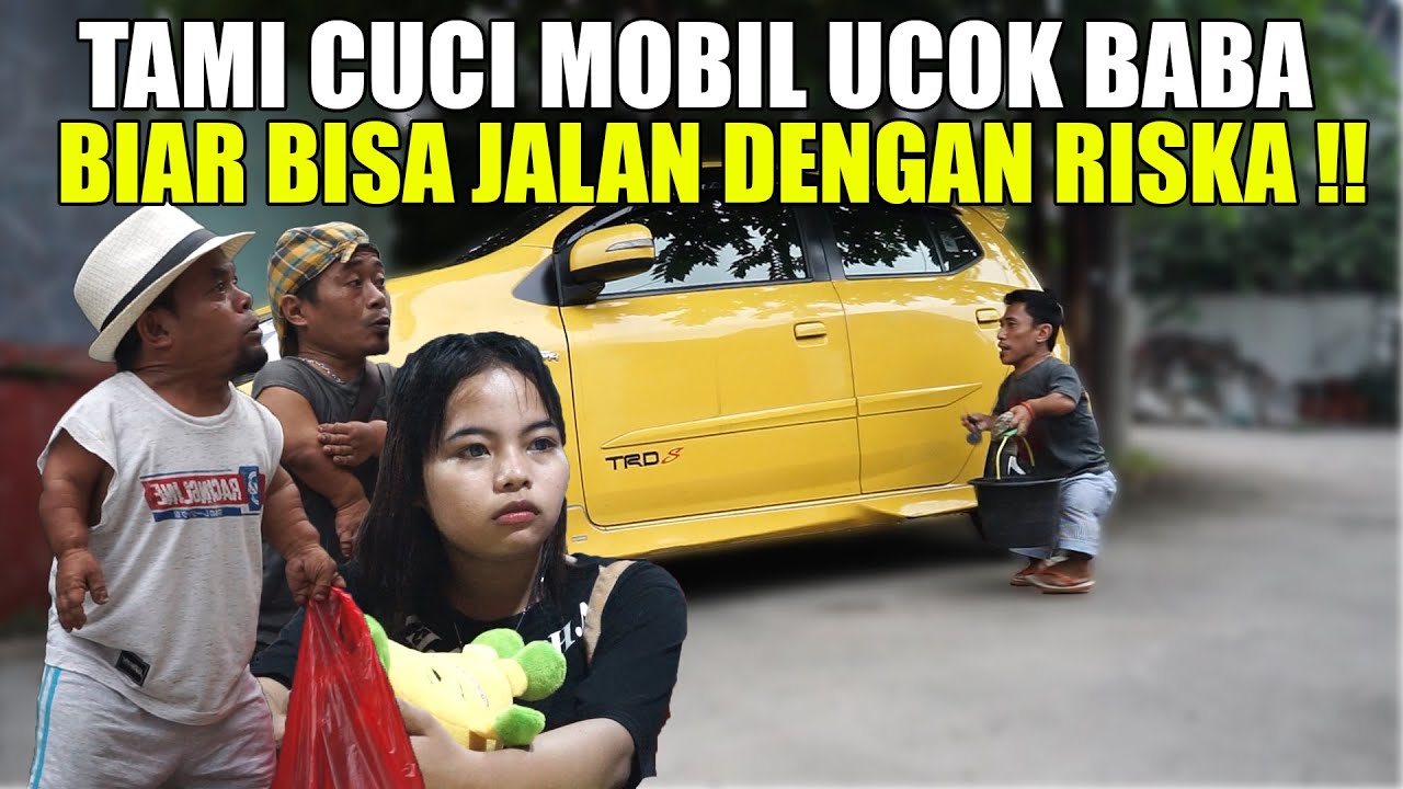 TAMI CUCI MOBIL UCOK BABA, BIAR BISA DI PINJAM UNTUK JALAN DENGAN RISKA KE PASAR MALAM !!