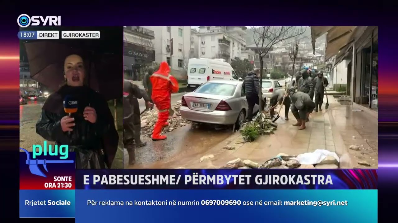 'Hera e parë që Gjirokastra përmbytet në një gjëndje të tillë', gazetarja: Dëmet janë të mëdha