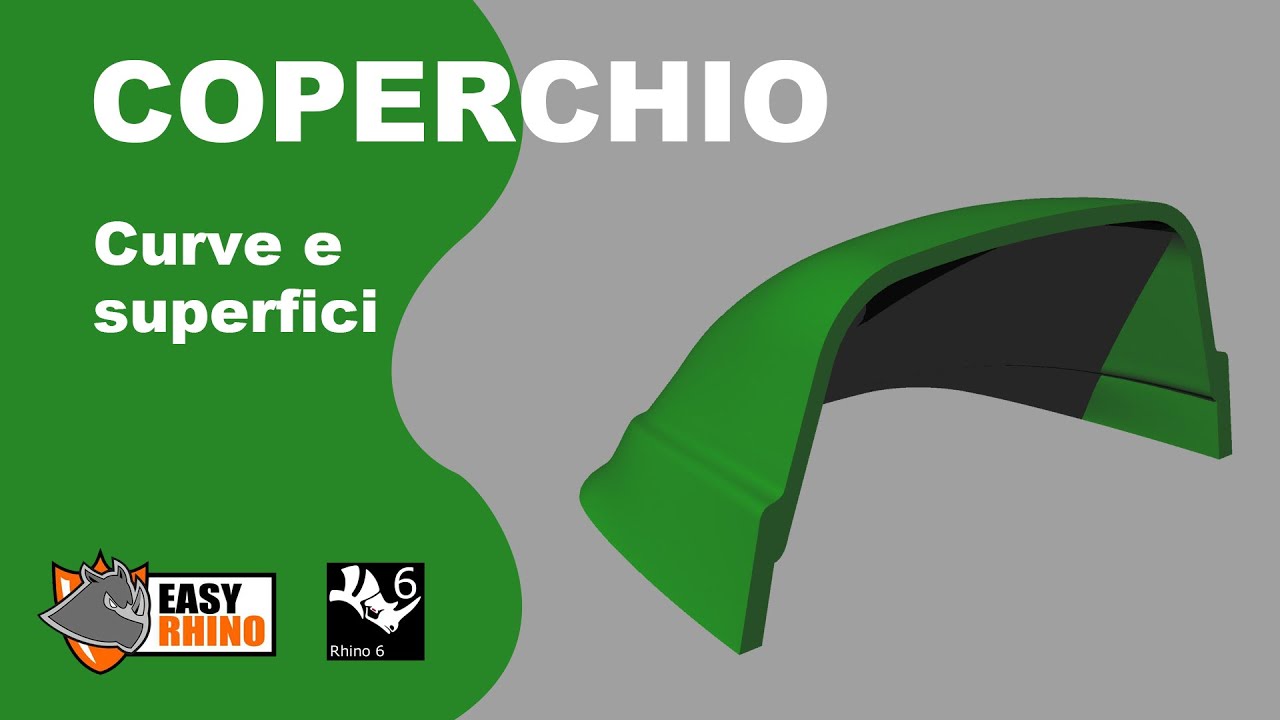 MODELLARE UN COPERCHIO - Curve e superfici