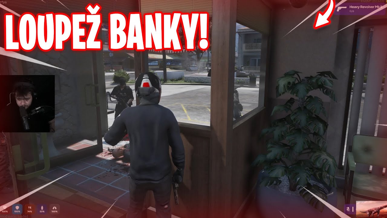 STŘELBA, RUKOJMÍ A ÚTĚK! PALETO BANKA DOPADLA ŠÍLENĚ! | COMMUNITY RP