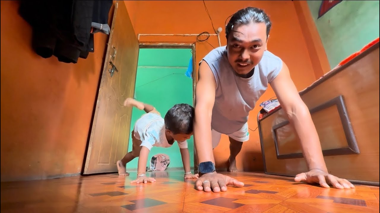Kaka Vatiz Ko Pushup Challenge Paryo😂