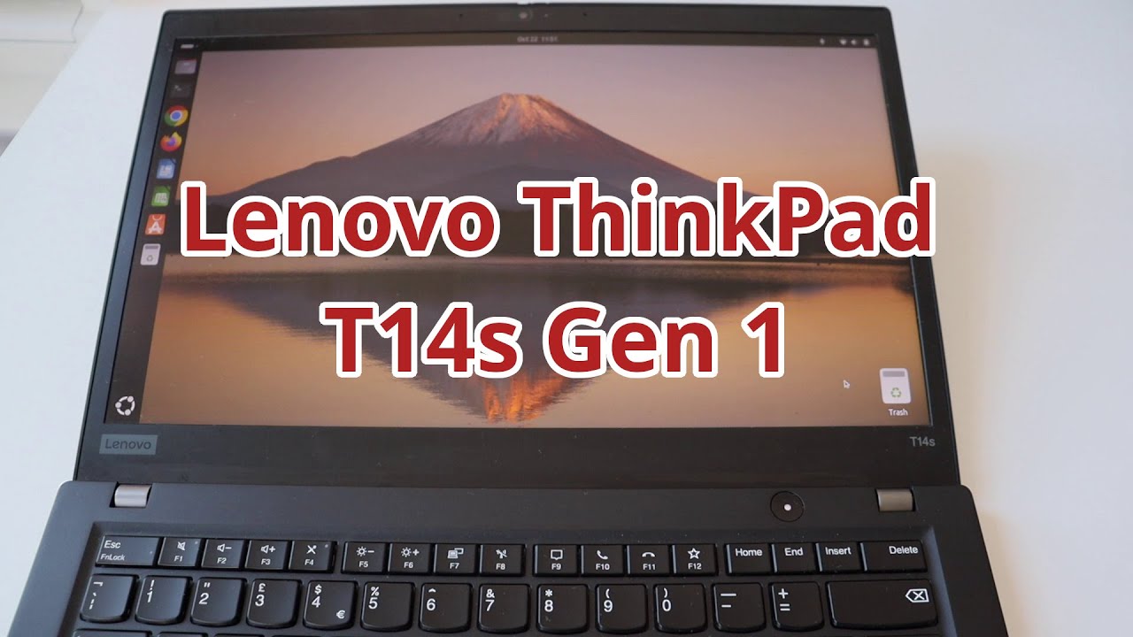 Lenovo ThinkPad T14s Gen 1 с процессором Intel и дистрибутивом Linux Ubuntu 24.04 LTS