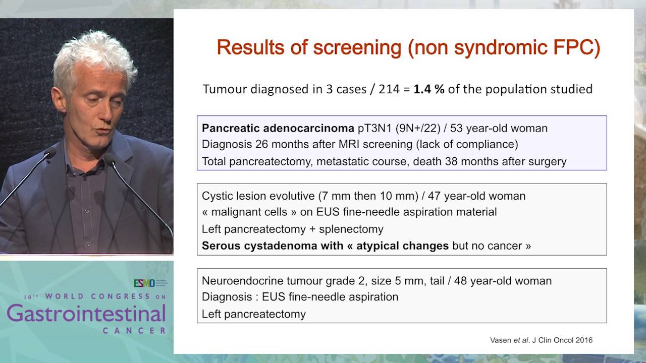 Screening in familial pancreatic cancer