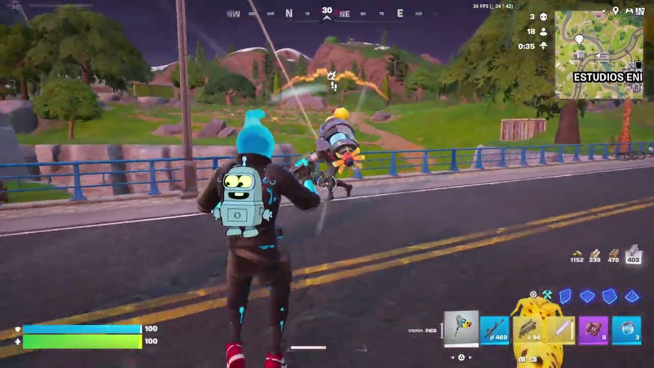 Partida de fortnite para los más fans