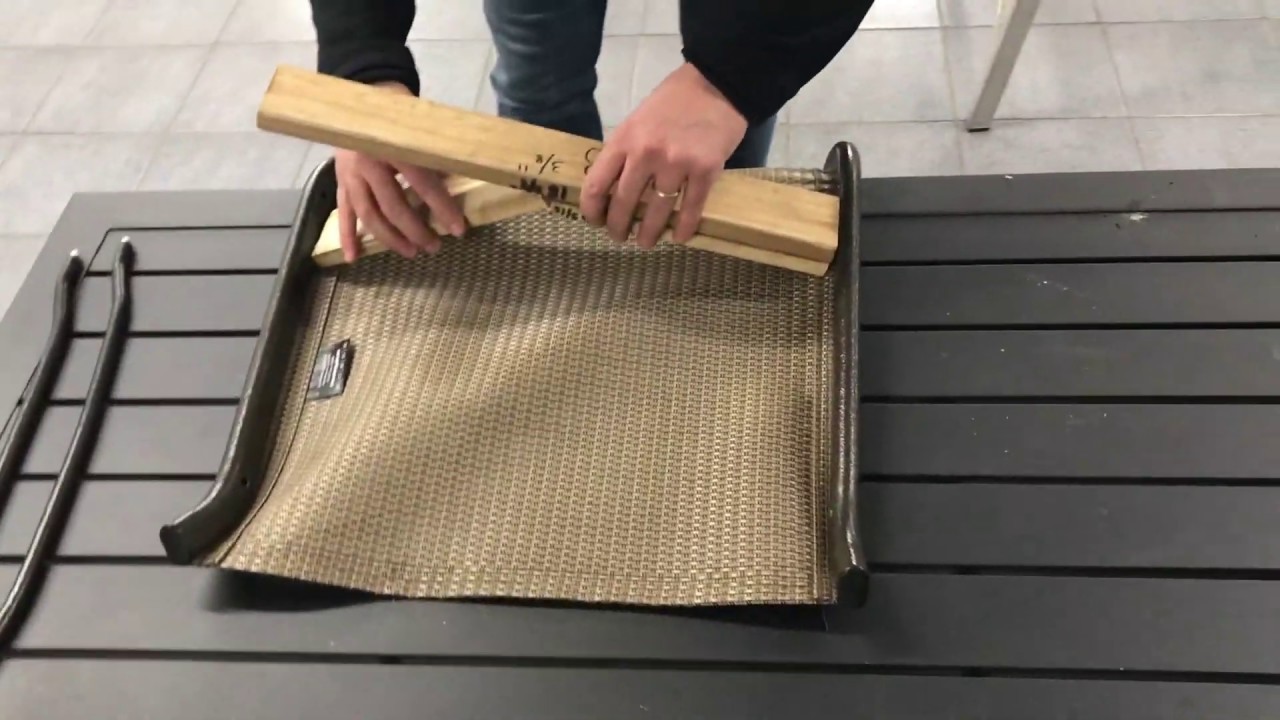 Installation des renforts avec outil fait maison