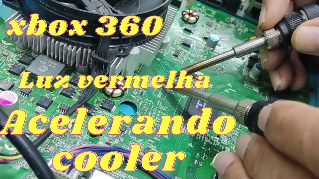 XBOX 360 LUZ VERMELHA, DISPARANDO COOLER!