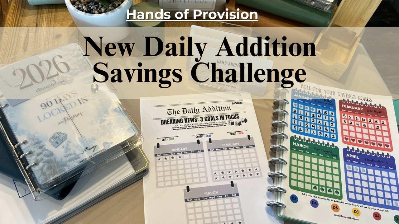 ****NEW CHALLENGE freebie****| EMERGENCY savings| CASH BUDGETING in the RETIREMENT RED ZONE