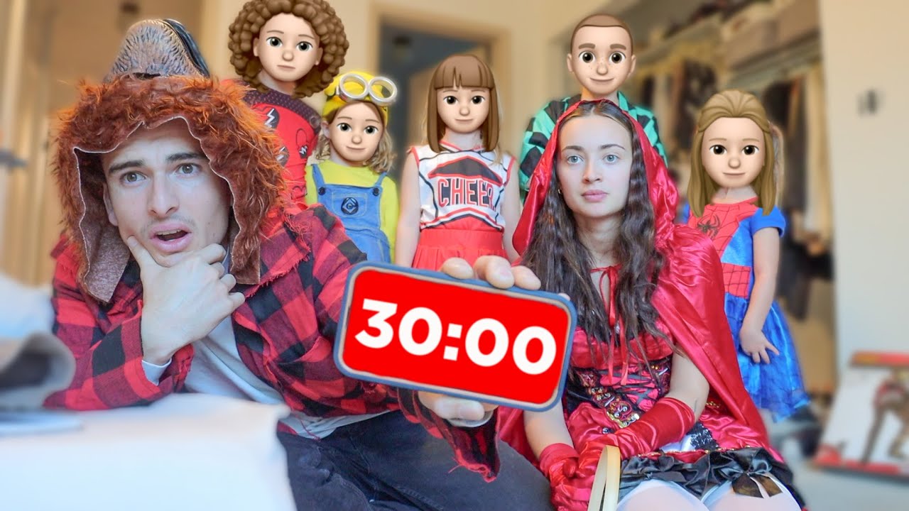Getting 5 kids ready in 30 min - Halloween Chaos!