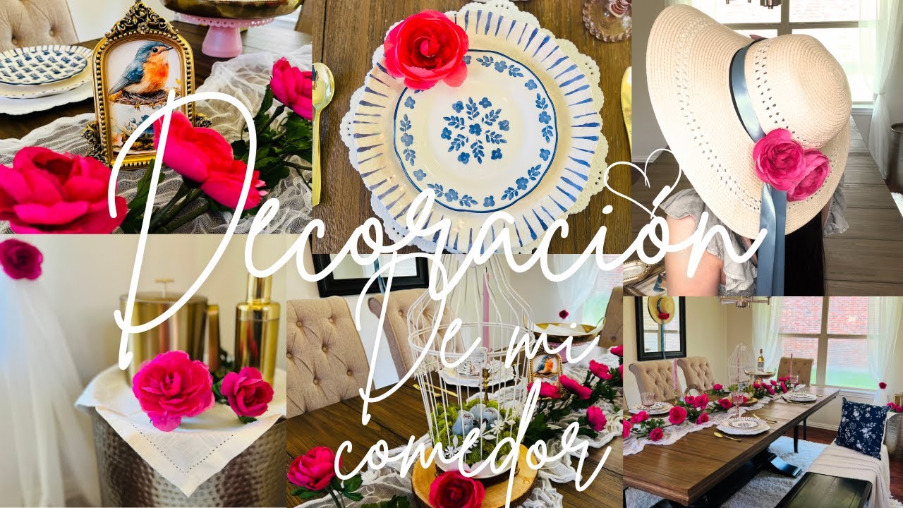 Nueva Decoración De mi Comedor 🌺 💙