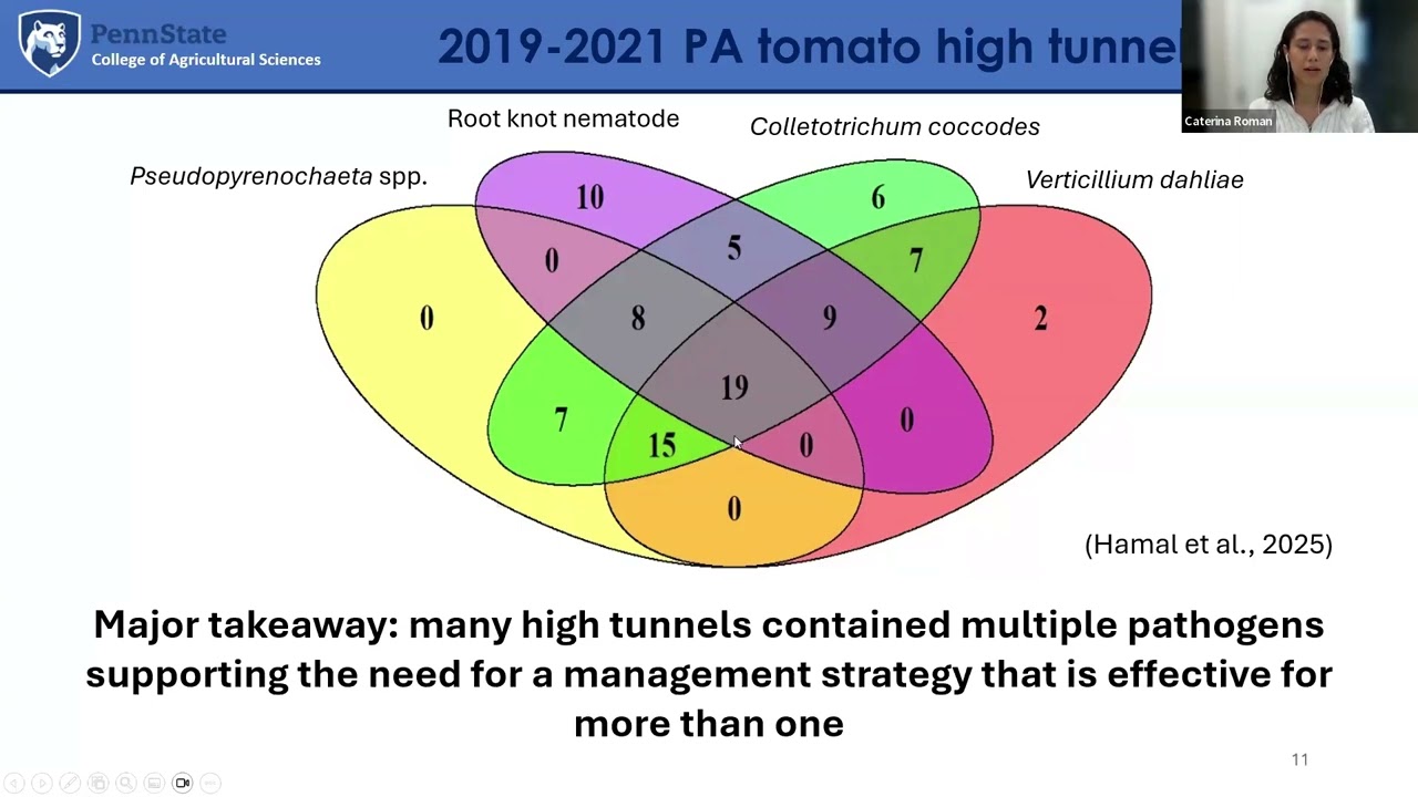 Anaerobic Soil Disinfestation for the Management of Soilborne Pathogens in High Tunnels