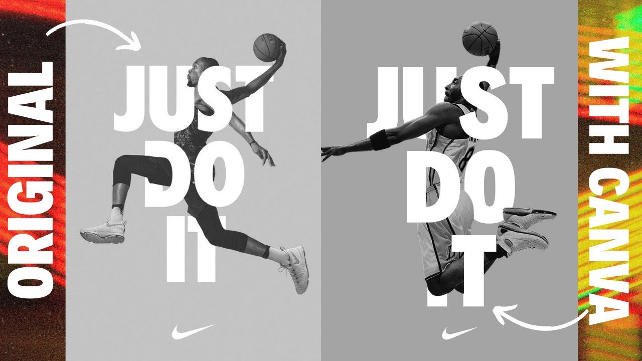 CANVA DESIGN: Recreating image (FLYER) of NIKE in CANVA