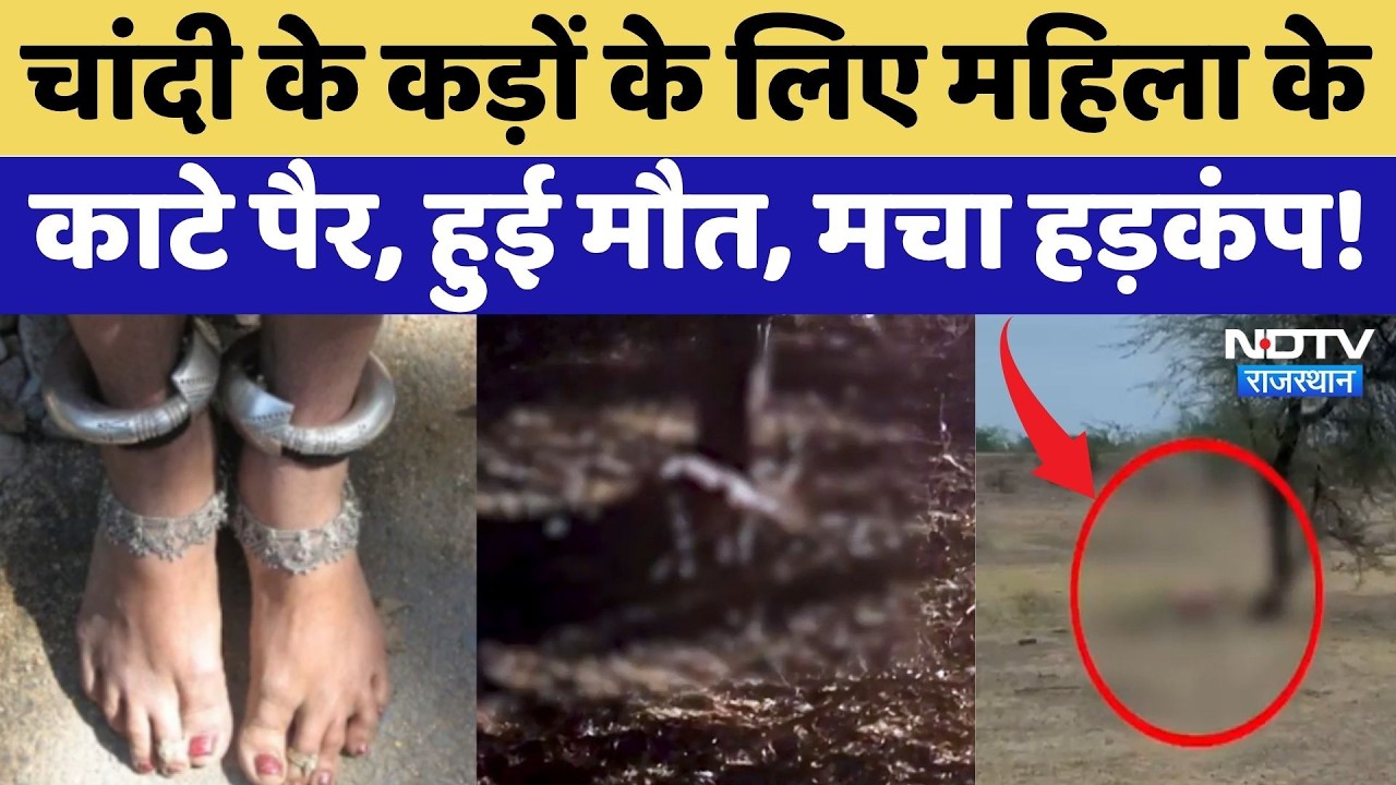 Pali Murder Case: चांदी के कड़ों के लिए महिला के काटे पैर, हुई मौत, मचा हड़कंप! | Crime News