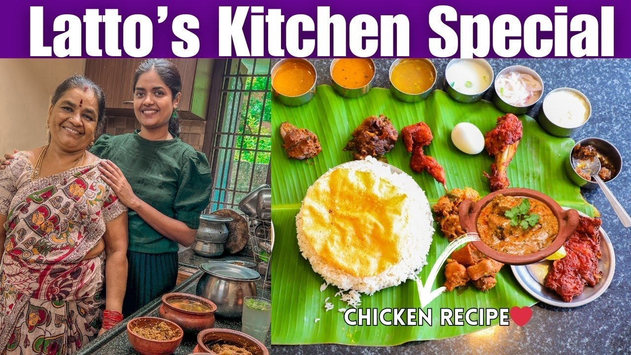 Sunday Samayal Ready ah🍲Latto's Kitchen Special with Recipes Fun Filled Vlog✨