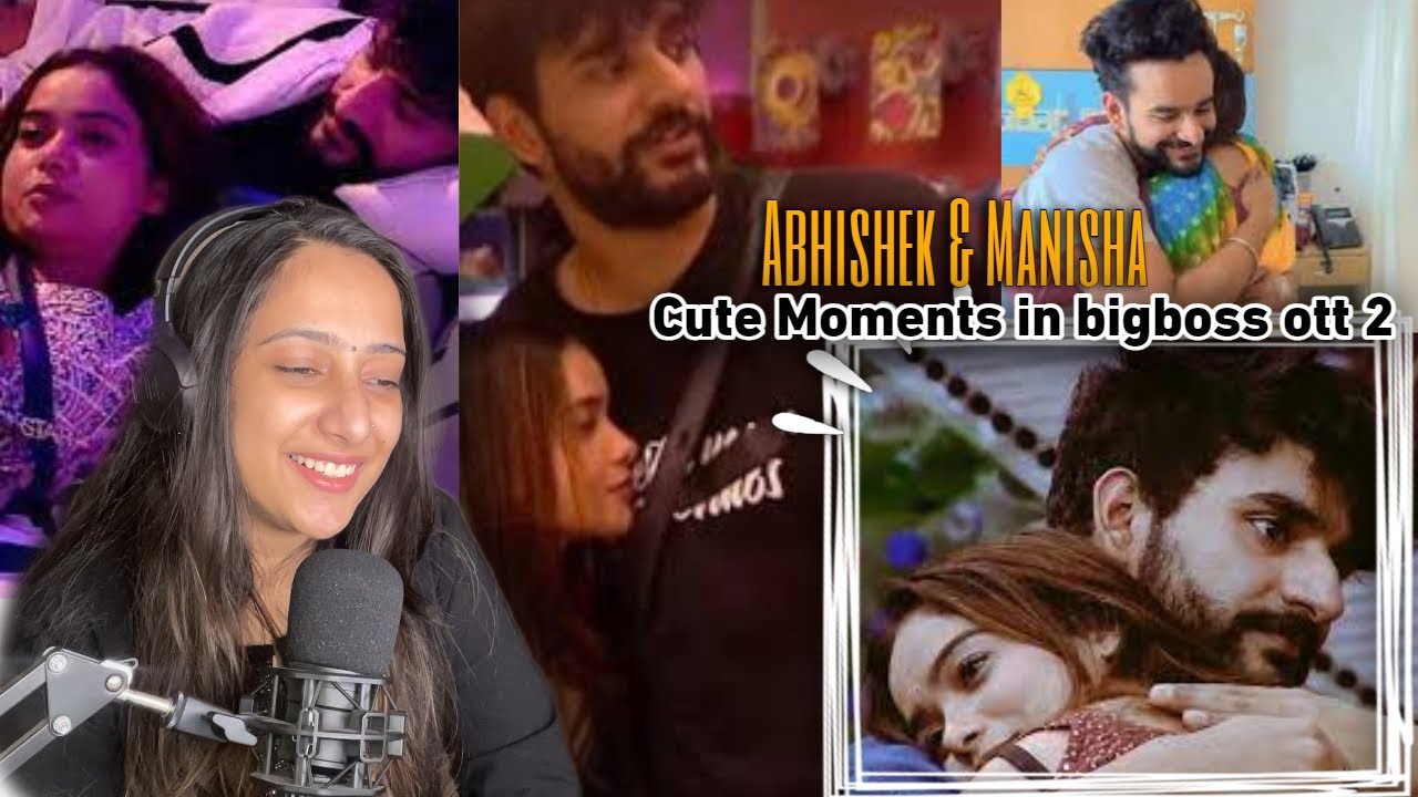 Bigg Boss Ott 2 Abhishek & Manisha *Abhisha* Reaction | Cute Moment @ManishaRaniComedy @FukraInsaan