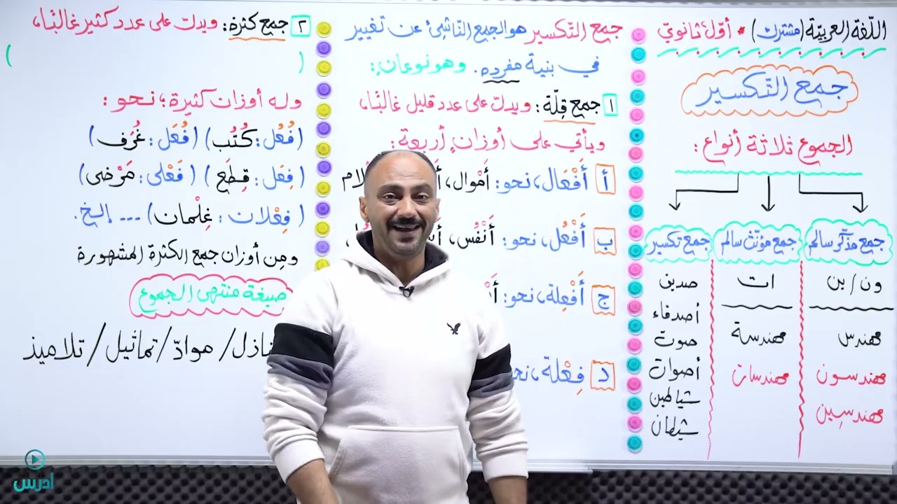 جمع التكسير (القلّة والكثرة). الدكتور منذر الدروع