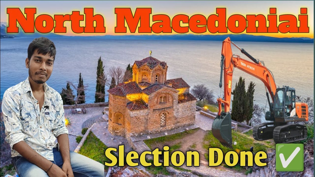 Excavator Oprator Select ✅ from North Macedoniai Europe Masha Allah 💫🌍📍