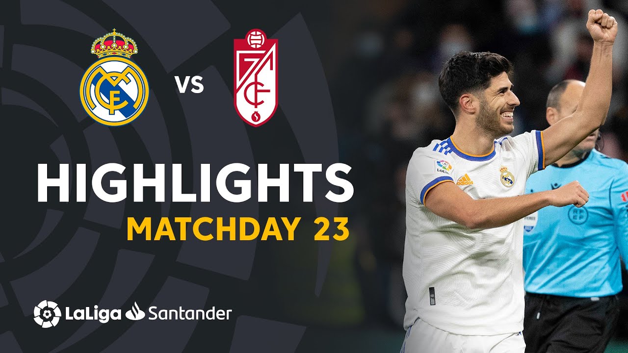 Resumen de Real Madrid vs Granada CF (1-0)