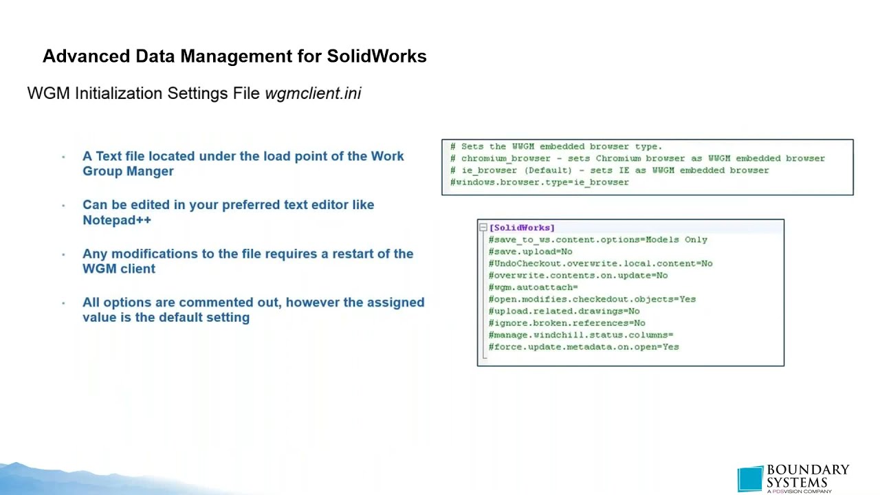 Advanced Data Management for Solidworks