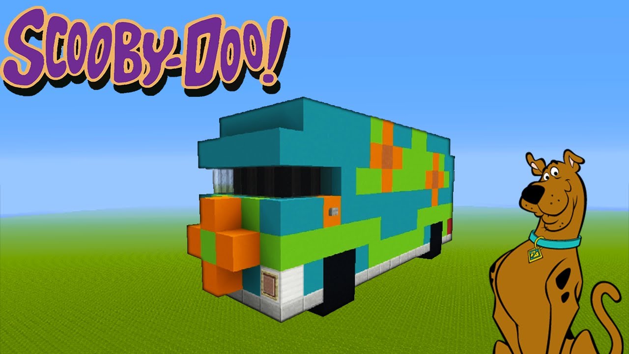 Minecraft Tutorial: How To Make The Mystery Machine 