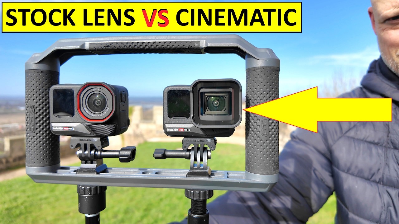 Insta360 Ace Pro 2 | Cinematic Lens vs Original stock Lens | Real World Comparison & Footage Test