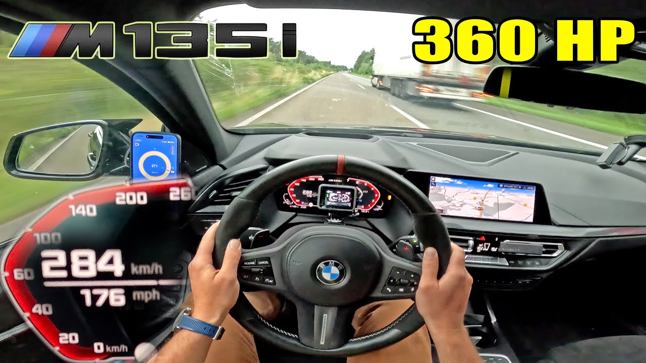 360HP BMW M135i F40 is FAST ‘N LOUD on the Autobahn!