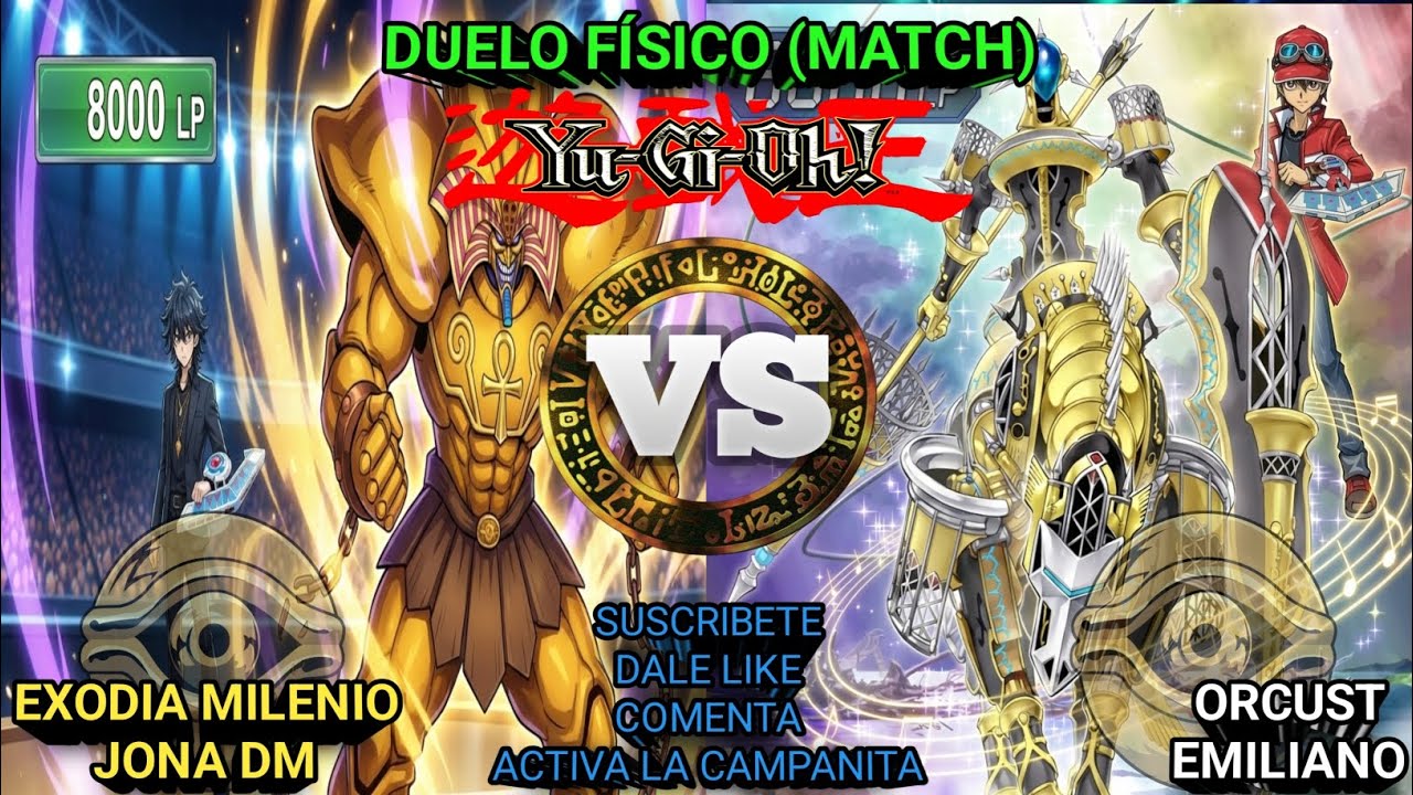 Exodia Milenio Competitivo VS Orcust Puro Competitivo Yu-Gi-Oh Duelo Físico 15 Enero 2026