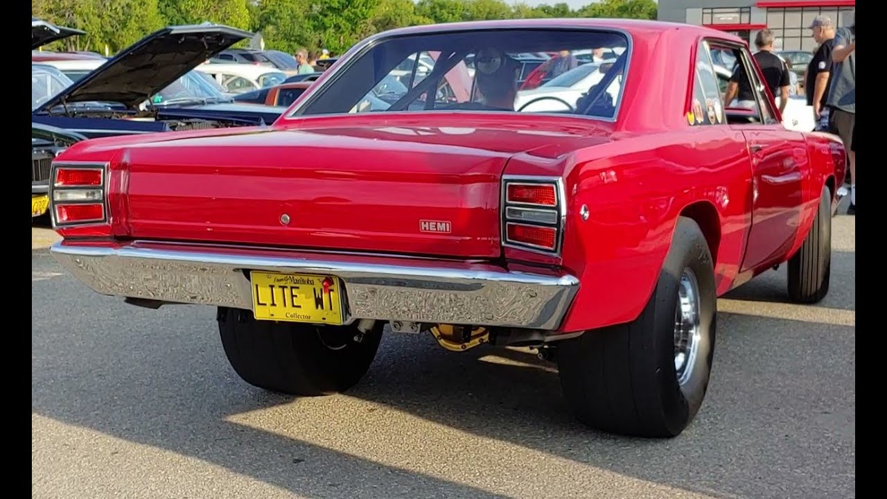 Real LO23 SS/A 1968 Dodge Dart 426 Hemi Idle!