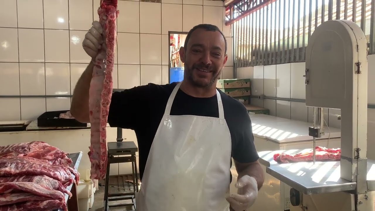 Temperando as costelinhas suinas