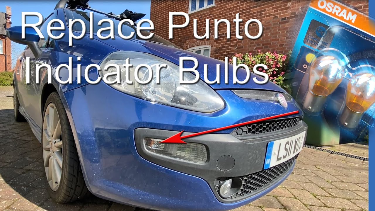 Замена лампы указателя поворота спереди на Fiat Punto Evo 2010 - 2018, а также улучшенные лампы, ...