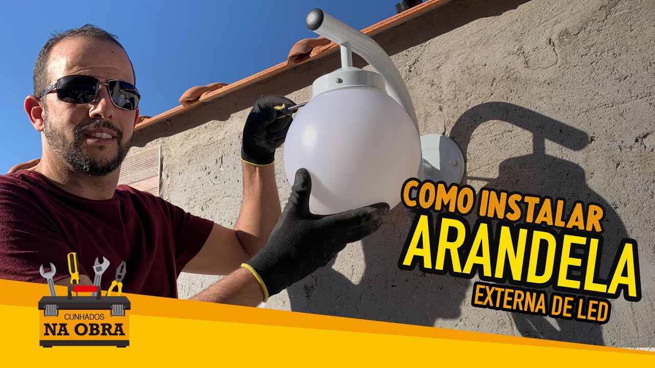 Como Instalar Arandela Colonial Externa de LED