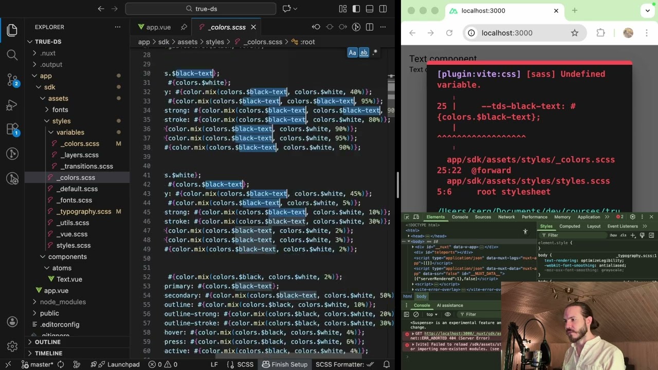 TDS Stream #003 — Развиваем дизайн-систему: контейнер, реакции и доработка Text-компонента