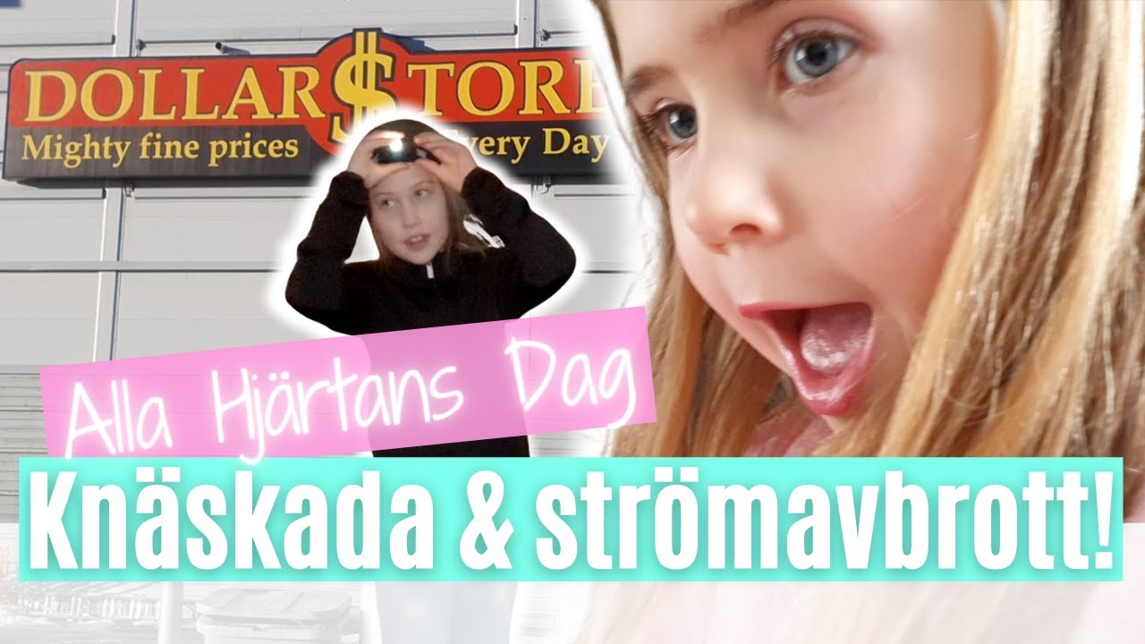 Knäskada, Strömavbrott och Alla Hjärtans Dag! Ja, ni hör ju - Det är KAOS! - VLOGG