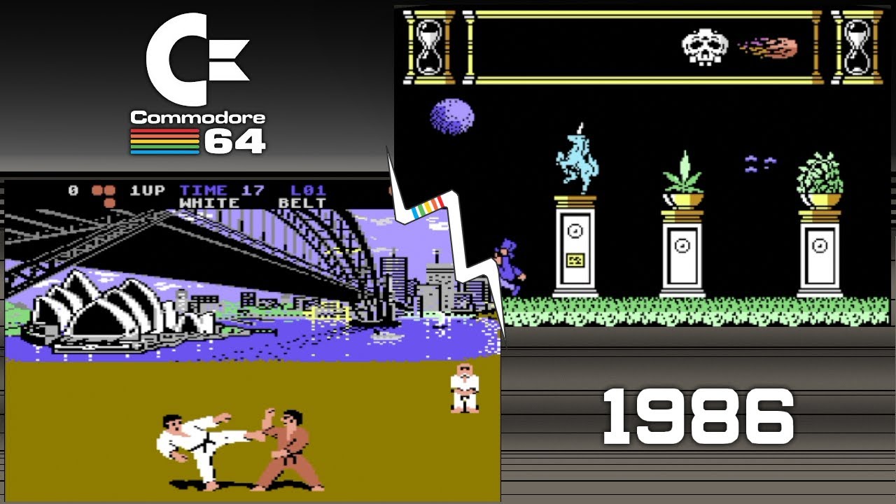 Top 50 Commodore 64 (C64) games of 1986 - in under 10 minutes