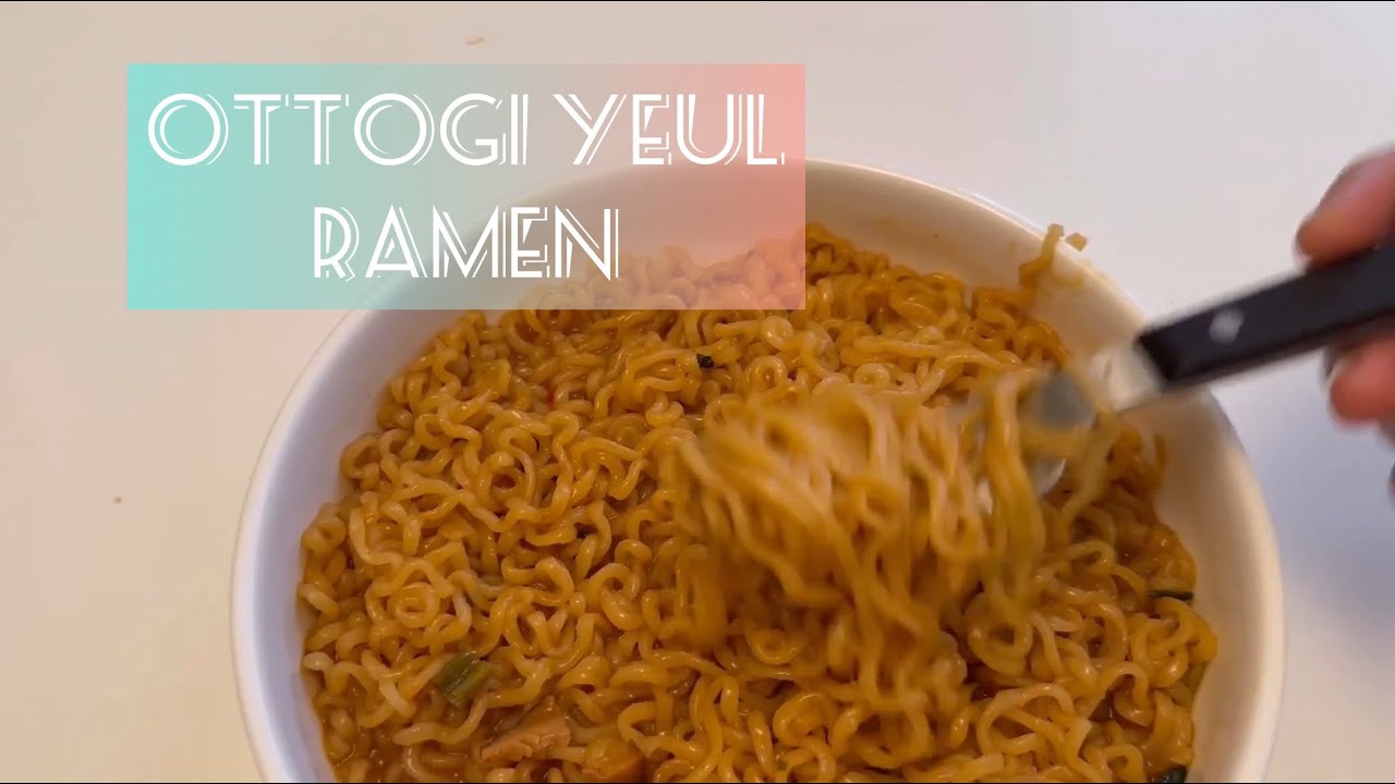 OTTOGI Yeul ramen | spicy ramen