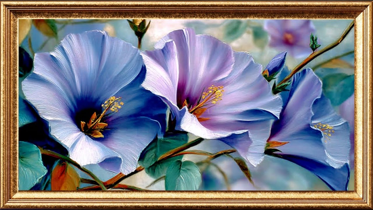 Lilac flowers | Classic Oil Painting Display | Timeless Art for TV