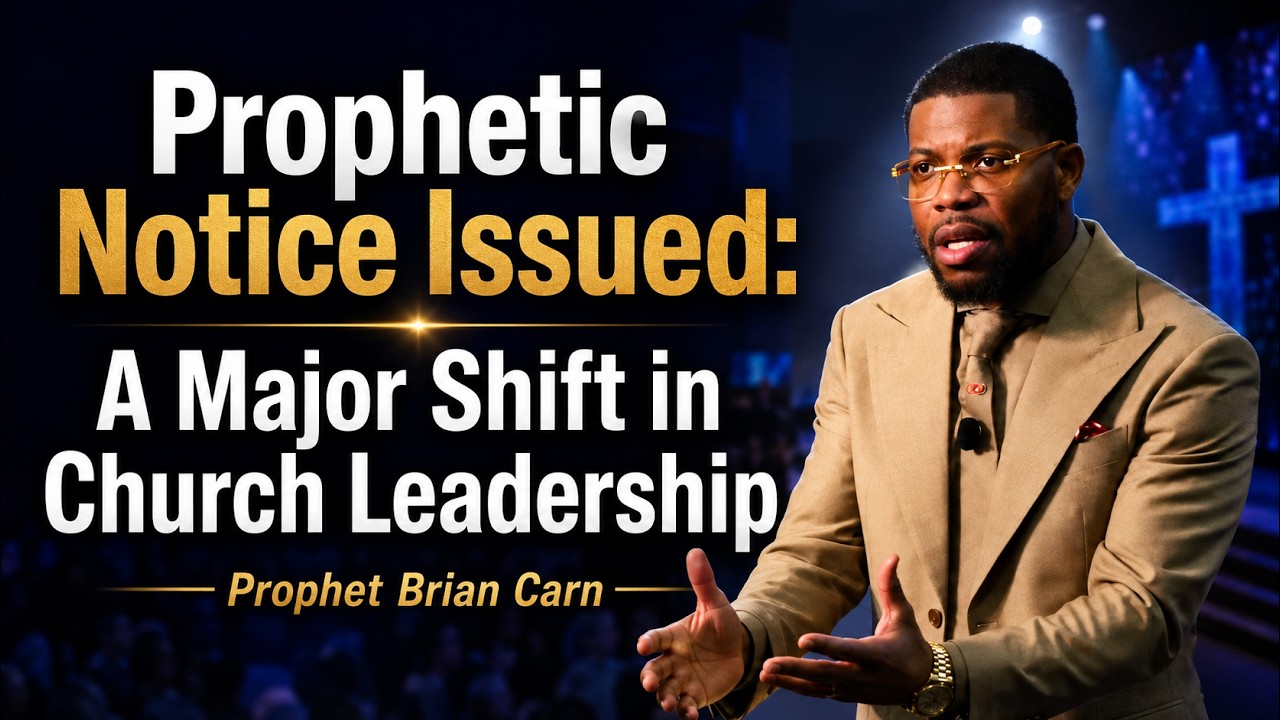 Prophetic Word 2025: A Major Shift in Church Leadership | Prophet Brian Carn