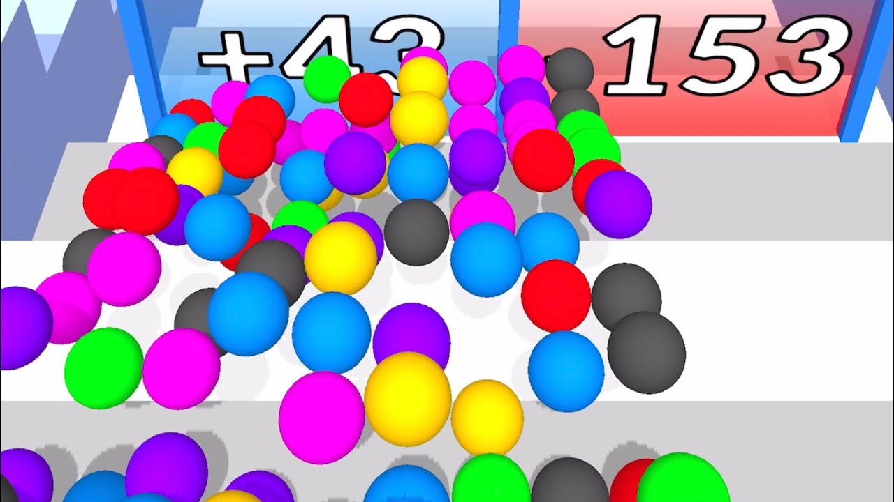 Balls On Stairs 🔴🔵🟡 MAX LEVELS All Levels Gameplay Walkthrough Android’s, iOS BIG UPDATE!!!