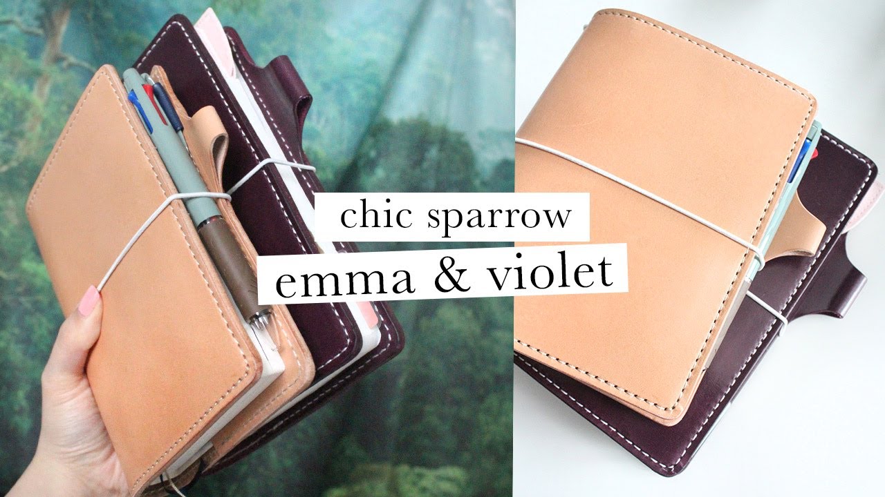 Unboxing new planner covers from Chic Sparrow | Austen Emma & Austen Violet