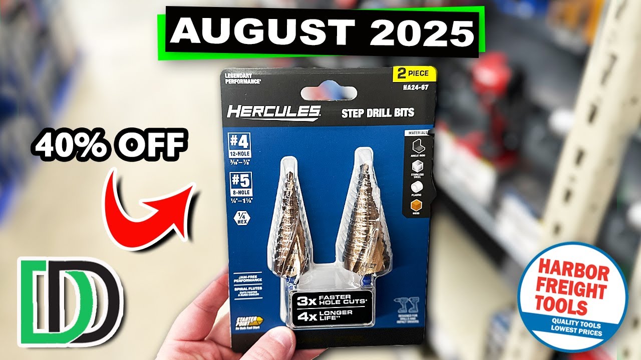 Top Things You SHOULD Be Buying at Harbor Freight Tools in AUGUST 2025