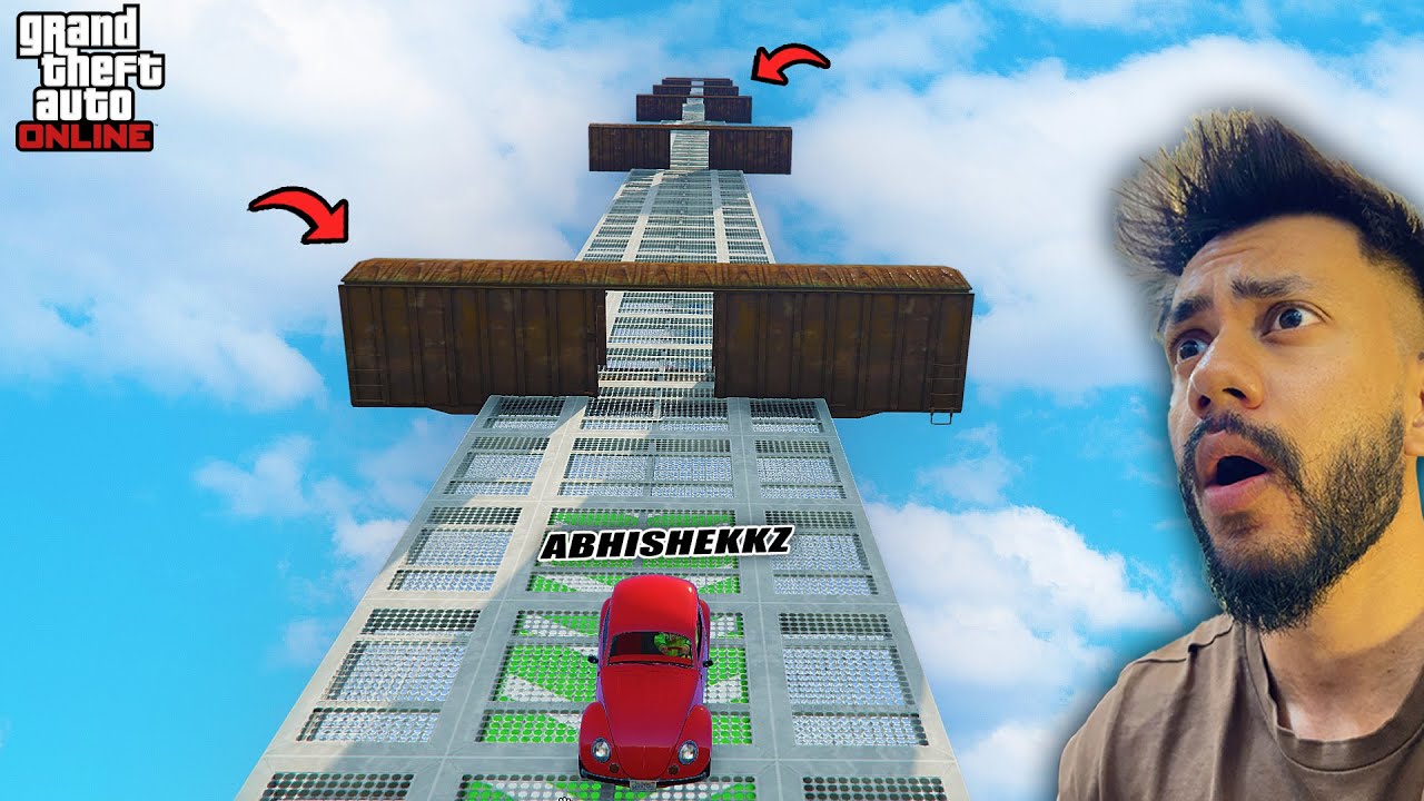 NOOBS WANT TO LEAVE🤣 THIS WINDMILL PARKOUR🚗 | GTA 5 PARKOUR RACE
