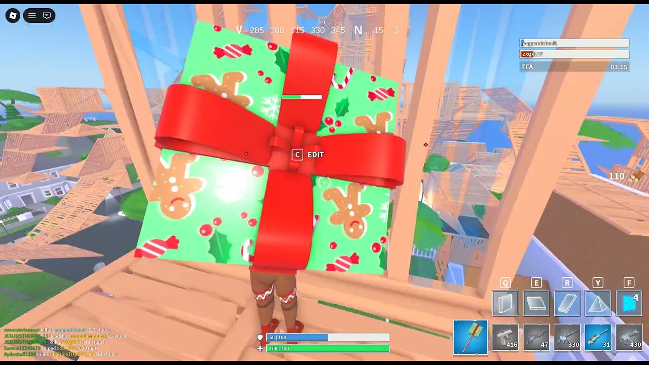 fornite  in roblox