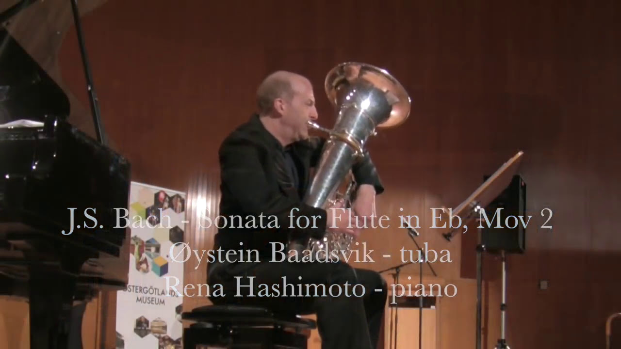 Bach flute sonata, Movement 2 tuba solo