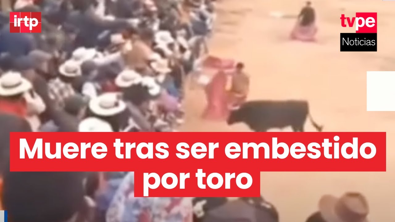 Tragedia en Áncash: un joven muere tras ser embestido por toro en fiesta patronal